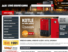 Tablet Screenshot of levna-krbova-kamna.cz